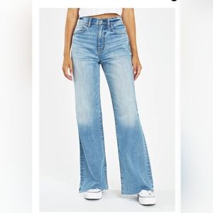 Daze FAR OUT high rise wide leg jeans